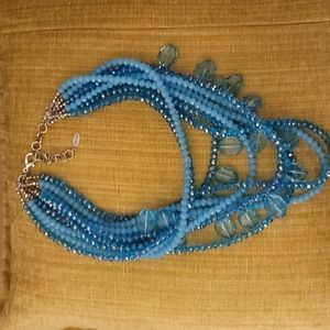 Sassy Jones Aqua Malia Necklace